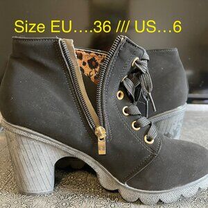 Black booties